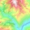 Chebar topographic map, elevation, terrain