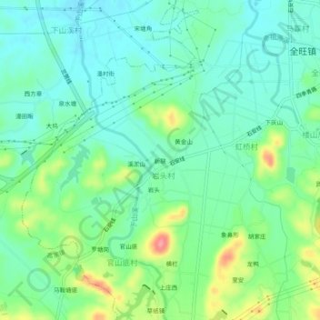 新联 topographic map, elevation, terrain
