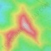 Whiteface Mountain topographic map, elevation, terrain