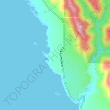 Newport topographic map, elevation, terrain