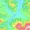 Botiza topographic map, elevation, terrain