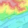 Juziers topographic map, elevation, terrain