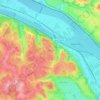 Pittock topographic map, elevation, terrain