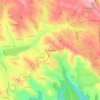 Puech Bertrand topographic map, elevation, terrain