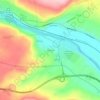 Fink Basin topographic map, elevation, terrain