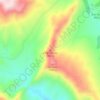 Castellote topographic map, elevation, terrain