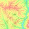 Jungar topographic map, elevation, terrain