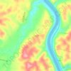 Stringtown topographic map, elevation, terrain
