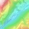 Centron topographic map, elevation, terrain