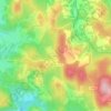 Le Mas Vallier topographic map, elevation, terrain