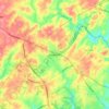 Hockessin topographic map, elevation, terrain