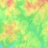 Richmond Hills topographic map, elevation, terrain