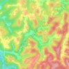 Tallmansville topographic map, elevation, terrain