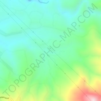 Allata topographic map, elevation, terrain