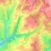 La Borderie topographic map, elevation, terrain