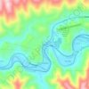 Dayhoit topographic map, elevation, terrain
