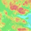 Borkhult topographic map, elevation, terrain