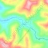 Alto Caraá topographic map, elevation, terrain