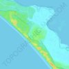 Venus Bay 2nd Estate topographic map, elevation, terrain