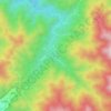 双石屋 topographic map, elevation, terrain