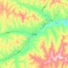 树掌镇 topographic map, elevation, terrain