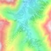 Le Clou topographic map, elevation, terrain