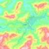 小坑镇 topographic map, elevation, terrain
