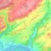 Rosemont topographic map, elevation, terrain