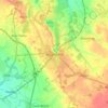 Knutsford topographic map, elevation, terrain