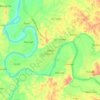 Jones topographic map, elevation, terrain