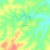 Algodoeiro topographic map, elevation, terrain