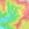 Vallepiana topographic map, elevation, terrain
