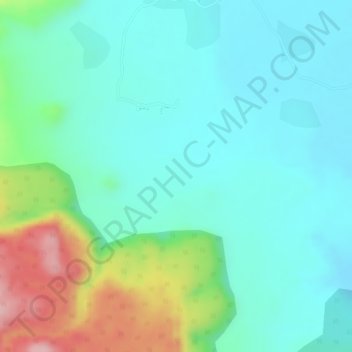 Dera topographic map, elevation, terrain