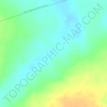 Arnhemland topographic map, elevation, terrain