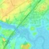 Greensand topographic map, elevation, terrain