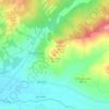 Bermejo topographic map, elevation, terrain