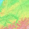 Linzgau topographic map, elevation, terrain