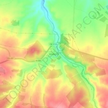 Sotuélamos topographic map, elevation, terrain