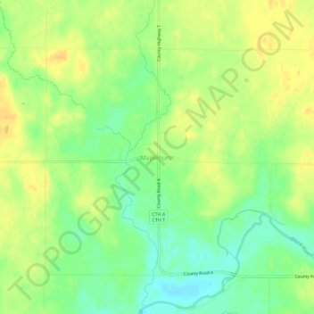 Maplehurst topographic map, elevation, terrain