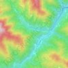 La Casa topographic map, elevation, terrain