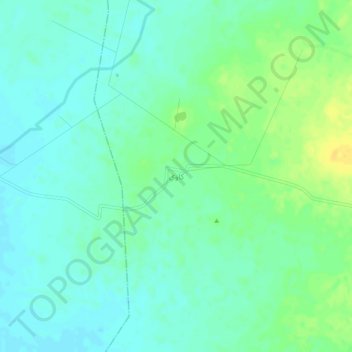 Kawi topographic map, elevation, terrain