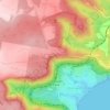 Stanwell Tops Lookout topographic map, elevation, terrain