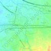 Mejayan topographic map, elevation, terrain