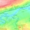 Denstedt topographic map, elevation, terrain