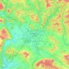 Pamplona/Iruña topographic map, elevation, terrain