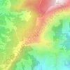 Simjung topographic map, elevation, terrain