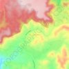 De Luz Ranchos topographic map, elevation, terrain