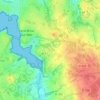 La Ville au Sène topographic map, elevation, terrain