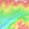 La Valsainte topographic map, elevation, terrain