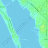Little Sarasota Bay topographic map, elevation, terrain